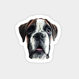 Boxer Cute Dog Sticker